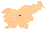 The location of the Municipality of Moravče