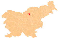 Location of the Municipality of Mozirje in Slovenia