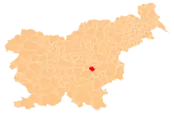 The location of the Municipality of Šentrupert