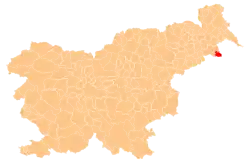 The location of the Municipality of Središče ob Dravi