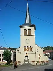 Saint-Hubert church in Obervisse