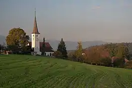 Oberwil bei Büren village church