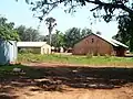 The Protestant mission at Obo, as seen from the rear.