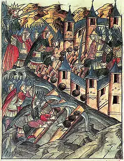 Golden Horde raid at Kozelsk