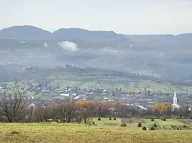 View of Ocna Șugatag village