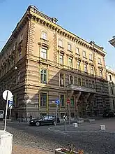 The variously known Odescalchi or Degenfeld-Schomburg Palace (Miklós Ybl,1874), Bródy Sándor utca 14. Built for Count Ágost Degenfeld-Schomburg.