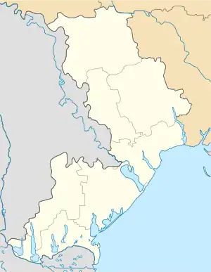 Velykokomarivka is located in Odesa Oblast