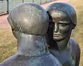 Joe Rosenthal (sculptor)'s Consolation (detail) in Odette Sculpture Park - Windsor, Ontario/Canada
