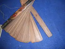 Palm leaf manuscript written in Odia language