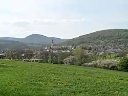Oberelsbach seen from the south