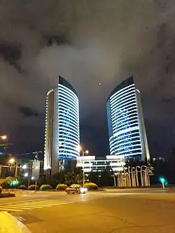 Newly constructed office buildings in 2017