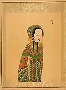 Picture depicting makeup for characters in the Peking opera, Qing dynasty.