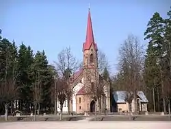 Ogre Lutheran Church, built 1930