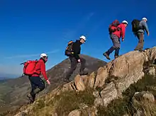 Mountain Leader Trainees from Ogwen Cottage