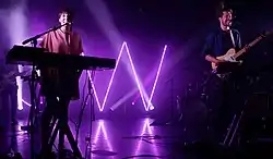 Oh Wonder performing in 2016