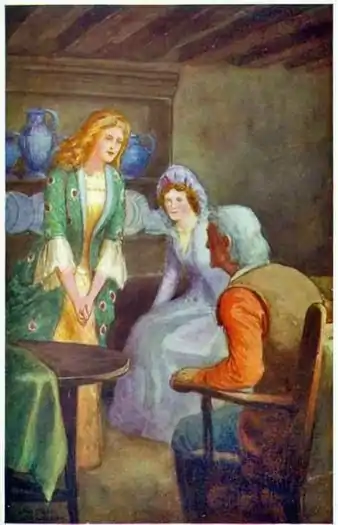 Mary assures her father that she did not take the missing ring