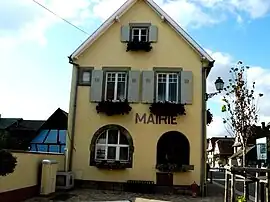 The town hall in Ohnenheim