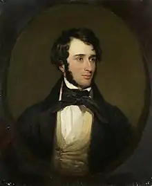 Oil on canvas portrait (c. 1850)