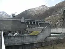 Okawa Dam, at the lower reservoir