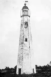 Original lighthouse, in 1848