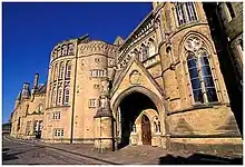 Old College at Aberystwyth University, the later Python site for Wales.