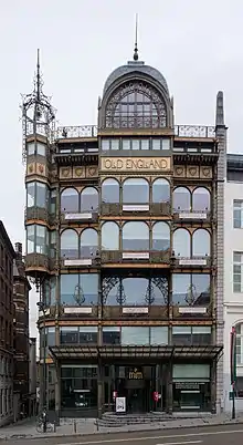 Former Old England department store by Paul Saintenoy, Brussels (1898–99)