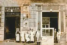 A pizzeria in Naples, Italy circa 1910