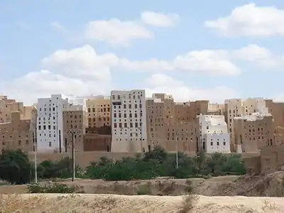 View of Old Walled City of Shibam