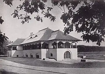 White House Restaurant (Aleea Privighetorilor no. 31-35), Bucharest, by Octav Doicescu, 1930