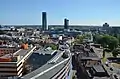 Achmeatoren and Leeuwarden centre from the Oldehove.