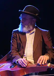 Olli Haavisto in his and his brother's Fifty-Sixty Concert at the Tavastia Club, November 2014