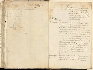 Excerpt of Bergh's journal of his journey to the Namaqua, 1682