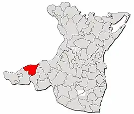 Location in Constanța County