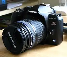 E-520 with Zuiko 40-150 zoom lens