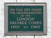 Ceramic plaque, London