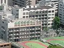Onarimon Elementary School (御成門小学校) and Onarimon Junior High School (御成門中学校) - the latter is in Nishi-Shinbashi