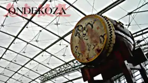 350 kg Odaiko drum used by Ondekoza