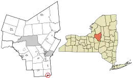 Location in Oneida County and the state of New York.