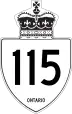 Highway 115 marker