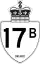 Highway 17B marker