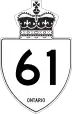 Highway 61 marker