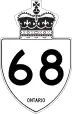 Highway 68 marker