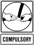 FASTEN SEAT BELT sign (Rc-13)