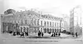 Facade of the Palais-Royal and Moreau's opera house