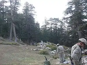 U.S. Soldiers during Operation Rock Avalanche