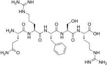 Chemical structure of Opiorphin.