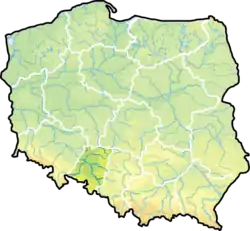 Location within Poland