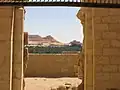 View through the Temple of the Oracle of Amun to Gebel el-Dakrour