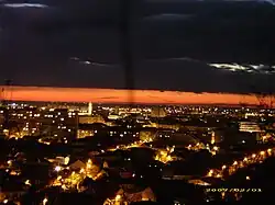 Oradea skyline at night