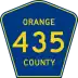 County Road 435 marker